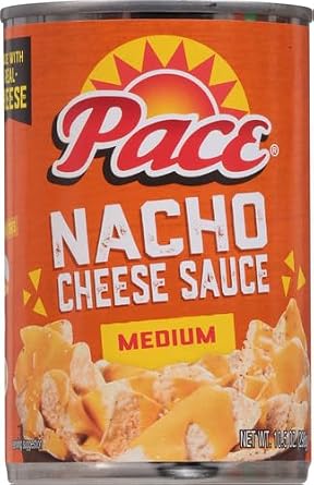 Pace Medium Nacho Cheese Sauce, 10.5 oz Can (Pack of 2)
