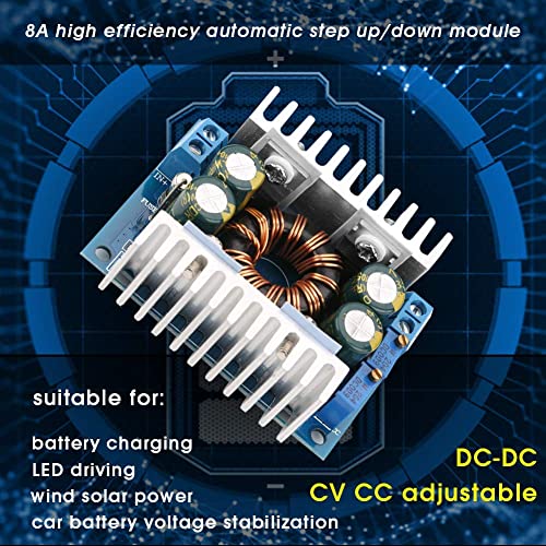 LANTRO JS DC5-30V a 1.25-30V Boost Buck Converter, Módulo convertidor DC-DC Convertidor automático Step Up/Down, Regulador de Voltaje de Refuerzo, Module Stabilizer Rectifier Voltage Regulator