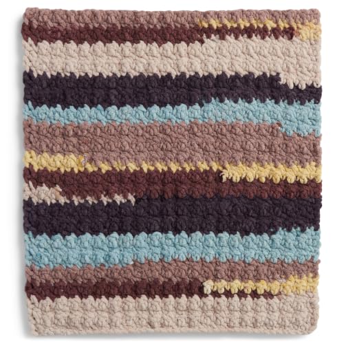 Image of Bernat Blanket Patchwork Yarn for Crocheting Soft, Pastry Cream, 2-Pack | #6 Super Bulky Yarn, 100% Polyester, Soft Crochet Yarn for Blankets, Knitting & DIY Crafts, 220yds, 300g /10.5oz per skein