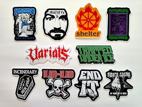 Hardcore Sticker Pack (10 Stickers) Set 6 Attitude Punk East Coast 90s 2000s Modern Underground Collectible Vinyl Decal Artwork Graphic Durable Resistant Alternative Movement Design Unique Gift image 4