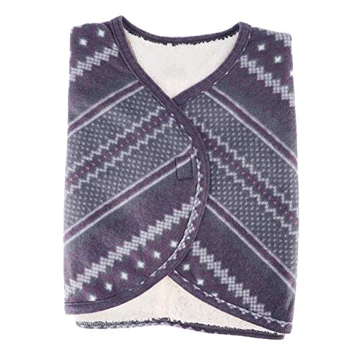Miniatura 6 de Capa de hombro, capa de chal de hombro cálida, almohadilla térmica lavable para el cuello, chal de hombro de felpa de doble cara para invierno
