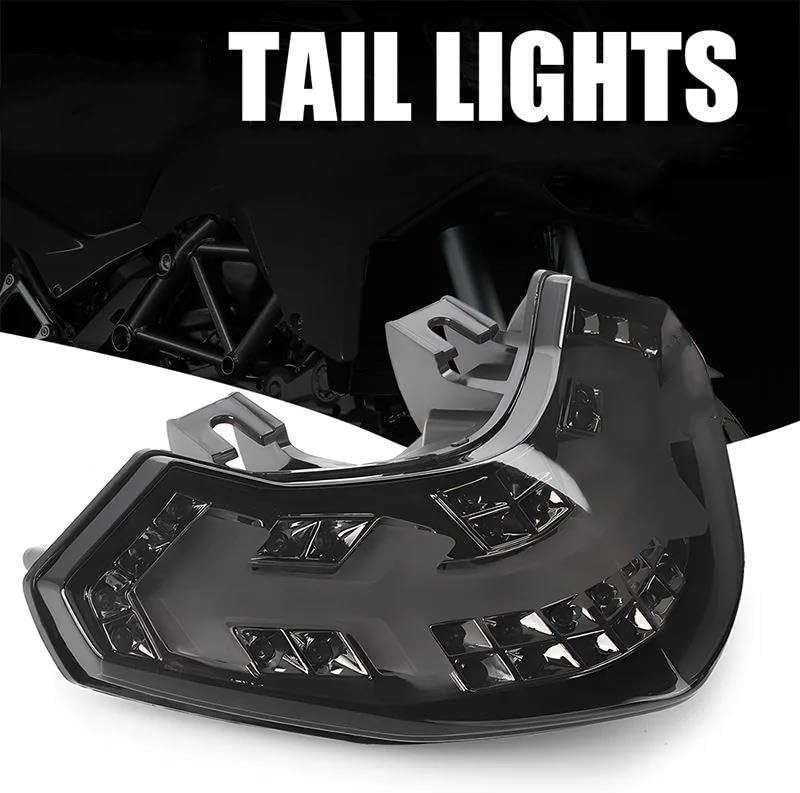 バイク用LEDテールライト リア 流れるターンシグナルインジケーター ドライビングブレーキランプ に適合する ドゥカティ に適合する