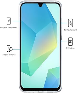 KP TECHNOLOGY Front and Back Case for Samsung Galaxy A16 - (360°) Full Complete Protection Samsung Galaxy A16 5G Case (Clear)