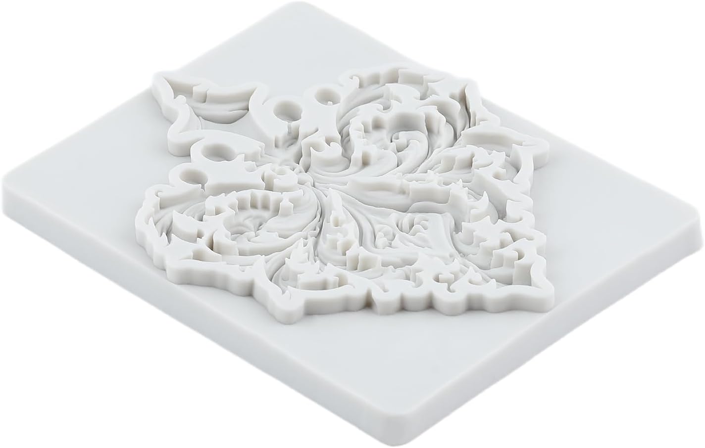 Baroque Scroll Relief Silicone Molds Baroque Polymer Clay Mold