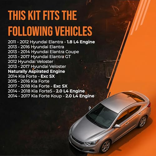 Image of Max Advance Brakes Brake and Rotor Kit Front and Rear for 2011 to 2016 Hyundai Elantra, 2014 to 2018 Kia Forte, Carbon Ceramic Pads, OE Replacement Brake Rotor Set
