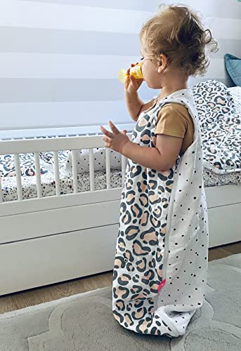 Mother hood 2-in-1 babyslaapzak, 3-18 maanden, gevoerd, knuffelige babyslaapzak, Oeko-Tex Standard, klasse 1 (Leo blauw), 092/166 - Afbeelding 6