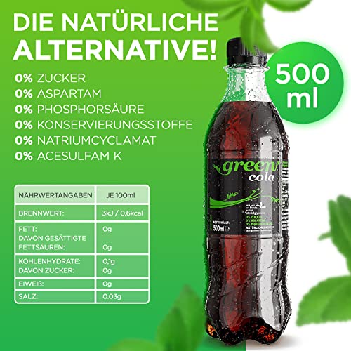 Green Cola DPG PET, 6er Pack (6 x 500ml)
