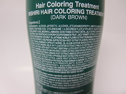 Rishiri Kombu Hair Color Treatment 200g Dark Brown miniatura 2