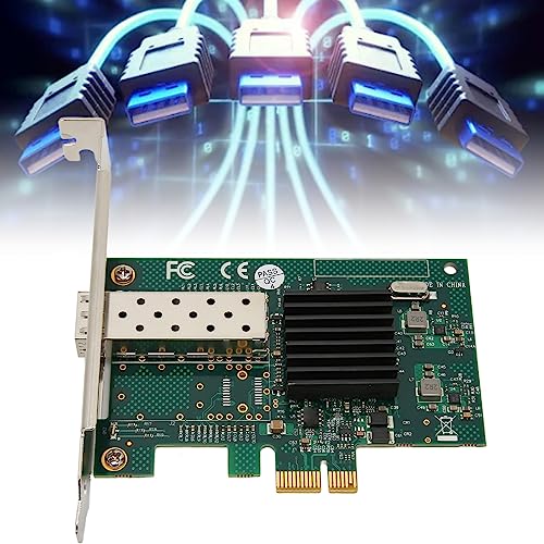Tarjeta de Red PCIe X1 con Puerto SFP Único 1000Mbps LC para Servidor Linux miniatura 4
