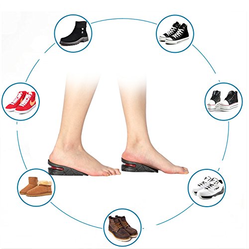 Plantillas elevadoras invisibles de 5 cm para zapatos miniatura 5