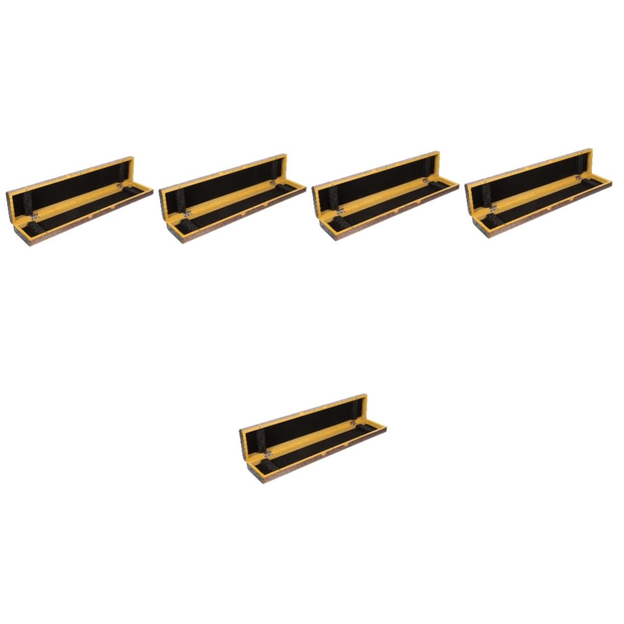 HEMOTON Lot De 5 Boîtes De Rangement En Bois Pour Leurres De Pêche