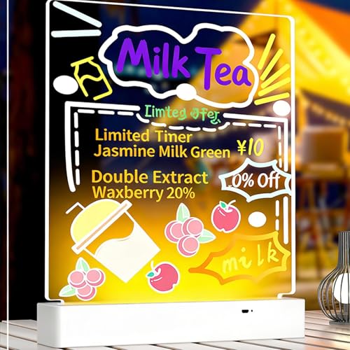 Material de escritura infantil borrable y tablero de dibujo LED para preescolar 2