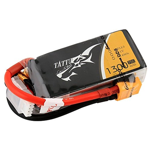 Tattu 11.1V 1300Mah 75C 3S Lipo Battery Pack With Xt60 Plug For Rc Boat Heli Airplane Uav Drone Fpv Nemesis 240 Mini Skylark M4-Fpv 250 Mini Shredder 200 Indy250 Plus Mojo 280 Hovership Mhq2 #TOP2