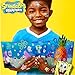 Spongebob Puffy Sticker Playset, Includes Over 30 Reusable Stickers & Play Scenes, Reusable Travel Activity Book for Kids, Toddler Activity Book, Toddler Travel Toy Ages 3+