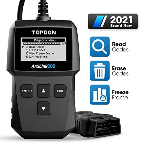 OBD2 Scanner TOPDON AL200 Code Reader for Reading/Clearing DTC, Turn