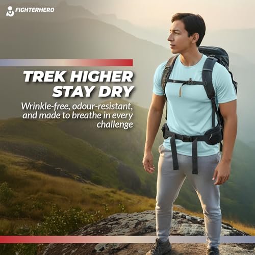 Image of Gym T Shirts for Men Workout | Sports Tshirt for Man | Running Mens T-Shirts | Polyester Men's T Shirt | Quick Dry fit Training Active Wear | Badminton Football Jersey Tshirts