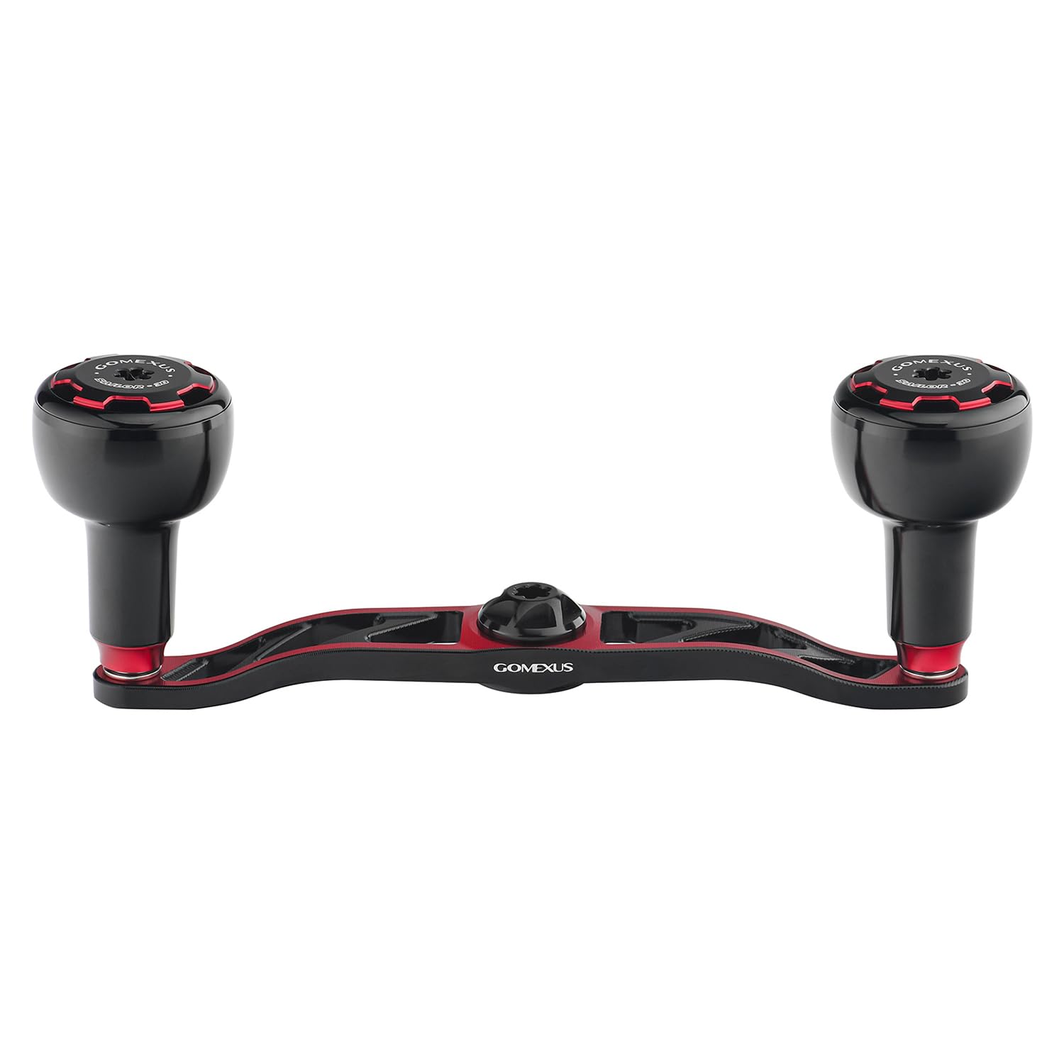 ゴメクサス CH120 パワーリールハンドル ダイワ (Daiwa) シマノ (Shimano) ベイトリール対応 ダブルハンドル シーボーグ ソルティガIC 専用 両軸リール ハンドル交換 全長120mm 30mmハンドルノブ付き ディープタイラバ ジギング 青物 釣り 左右兼用