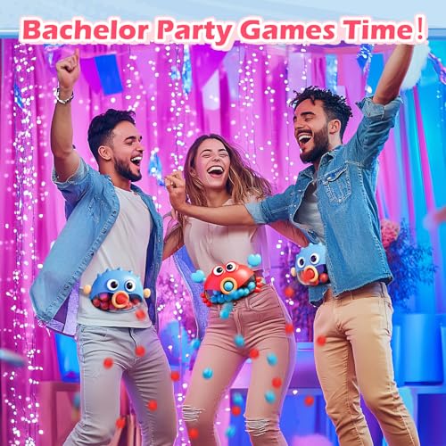 Skirfy Outdoor Party Games for Kids Adults, Shaking Ball Game Set Toy with 40 Balls, Fun Outdoor Indoor Toys, Family Carnival Bachelorette Birthday Backyard Games for Boys Girls Age 3-12