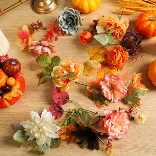Image of Suncalla 2 Pcs 6.6 ft Artificial Flower Garland Floral Backdrop Arch Fairy Flower Hanging Ceiling Colorful Garland for Wedding Bridal Shower Baby Shower Tea Birthday Backdrop Wall Decor(Bright Color)