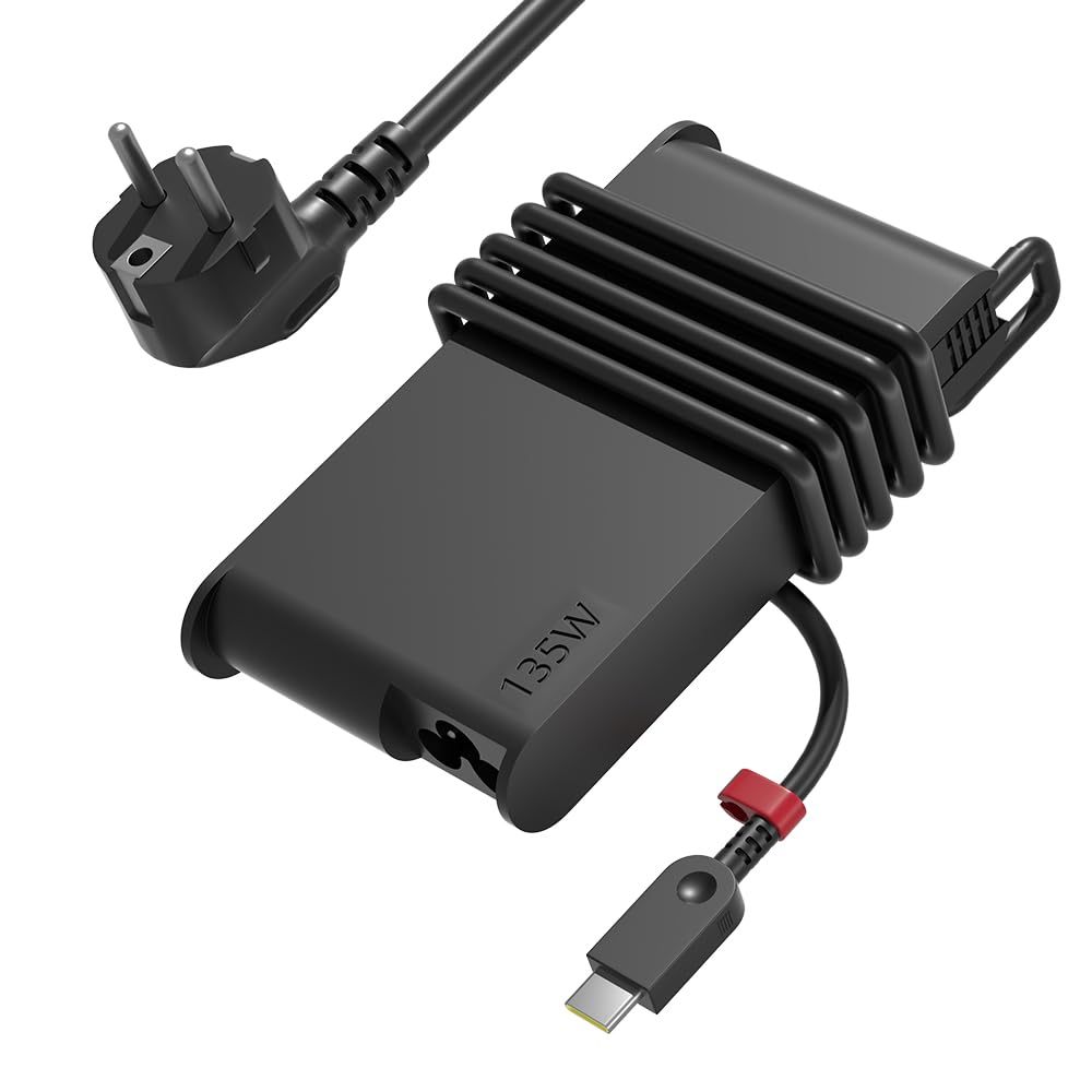 135W USB-C Alimentatore Compatibile Con Lenovo ThinkPad Z16 P16s L16 L15 E16 E15 T16 T15 Yoga Slim/Pro 7 9 & IdeaPad Pro 5 Legion Y740S Portatile ADL135YSDC3A SA10R16963 Alimentatore
