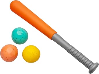 Onda Toy Splash Batting Sponge Ball Set with 3 Balls, Baseball Play, Retractable Bat, Water Play, Water Splash, Refreshing Mood