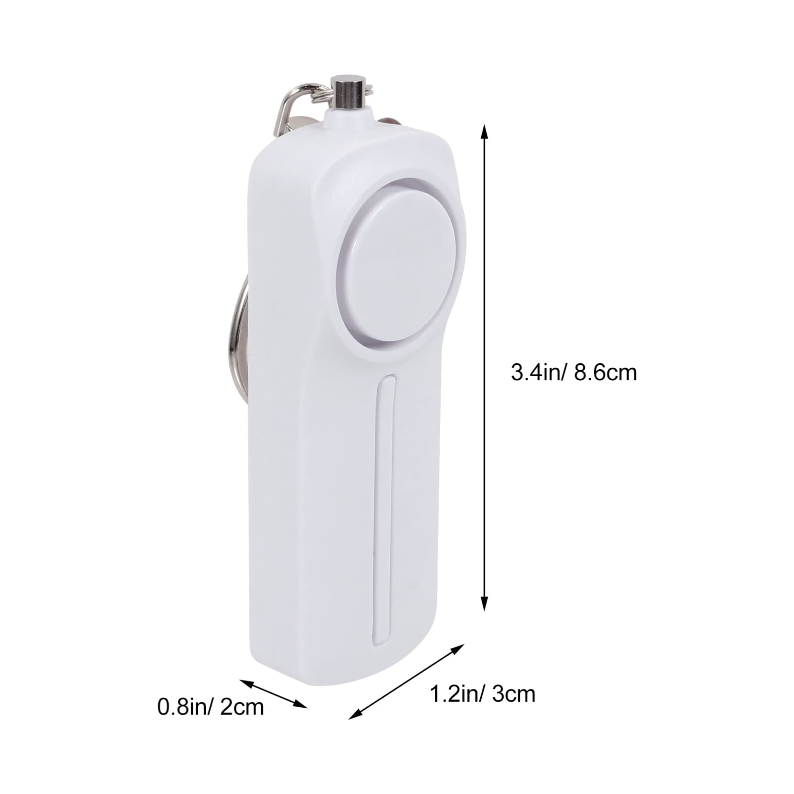 CIYODO Personal Alarm with Siren LED Light Emergency Security Alarm for Women Portable Material Self Device for Outdoor Use