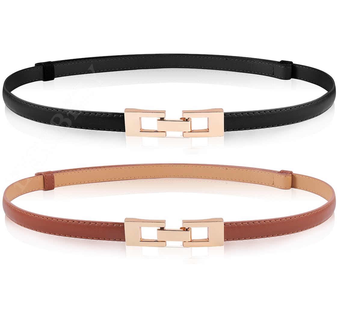 GSCLZ Elegante Verstelbare Dunne Riem Dame Tailleband Met Gouden Gesp