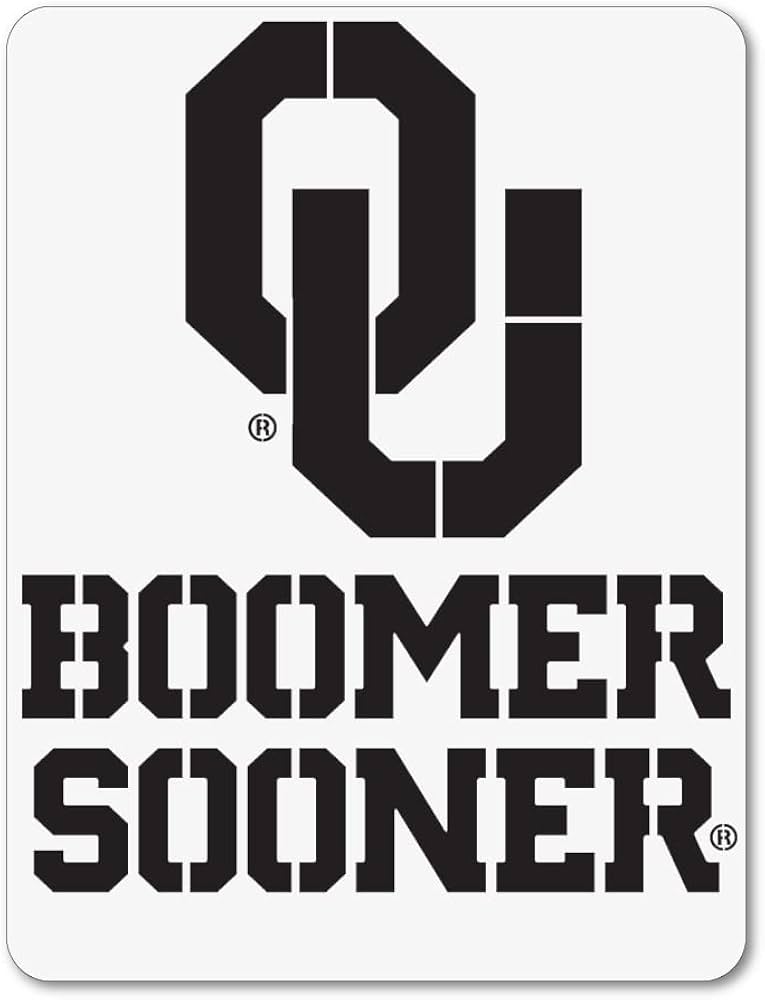 U-Stencil Oklahama Boomer Sooner Curbee Stencil | OUOOS-601