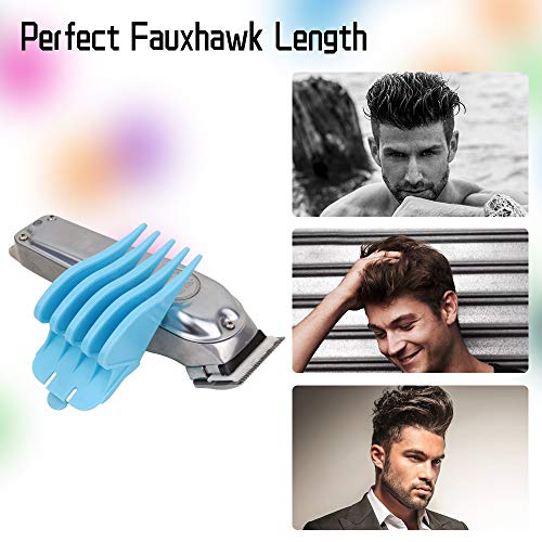 Image of CR8GR8 Professional Hair Clipper Combs Guides, NO.10+NO.12+NO.16, Blue, Fits Most Wahl Clippers