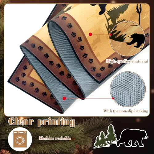 Tapete Runner Brown 78.74 x 23.62 in miniatura 4
