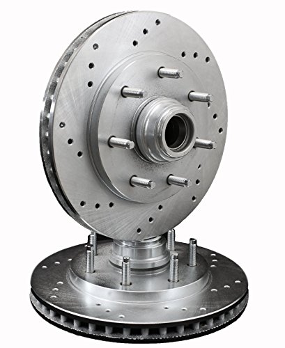 Fits 2000 Ford F-150 [7 Lug - 4WD - W/Rear Drum ] FRONT PAIR ATL Autosports Performance Brake Rotors ATL54048-03DO
