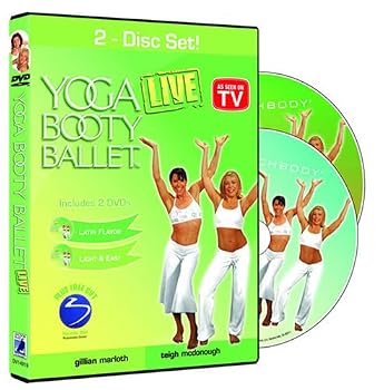 DVD Yoga Booty Ballet 2-Disc Set: Light & Easy / Latin Flavor [DVD] Book