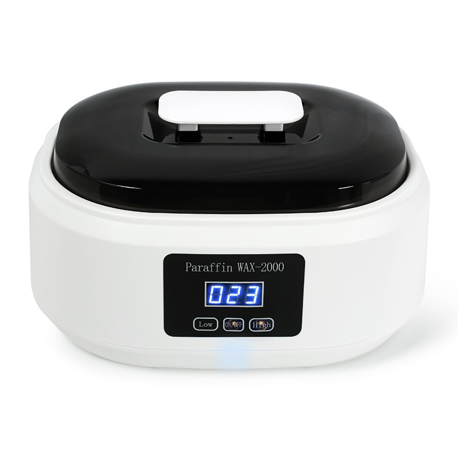 Podgrzewacz do wosku parafinowego, wielofunkcyjny mini podgrzewacz do wosku z regulowaną temperaturą, pojemność 2000 ml, zawiera rękawiczki i botki do pielęgnacji dłoni i stóp