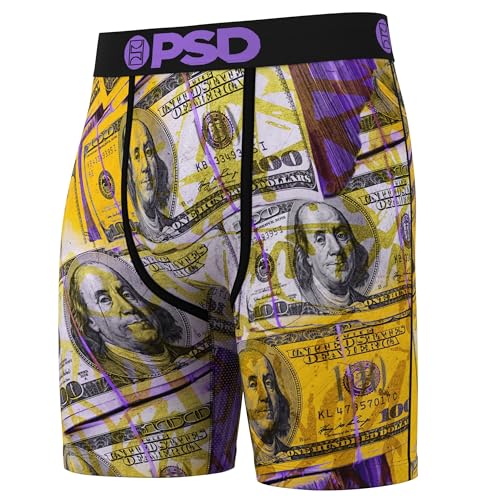 PSD Mens Travel Los Angeles LA Boxer Briefs - 7 Inch Inseam Breathable and Supportive Men's Underwear with Moisture-Wicking3