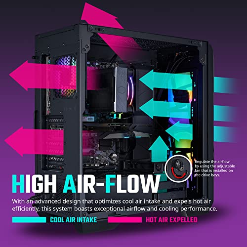 Cooler Master AYG-H5I5-NB110-N1 Haf 5 Pro High Performance Gaming Pc - Intel I5 12400F - Nvidia Geforce Rtx 4060 Ti - 16Gb Ddr4 3200Mhz - 1Tb M.2 Nvme Ssd – Wifi - Windows 11 - Desktop Computer thumb #3