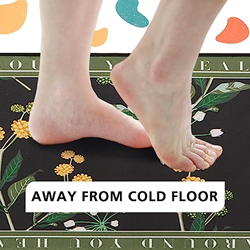 LY4U Tappeti da Cucina, 2 Pezzi Antiscivolo Cucina...