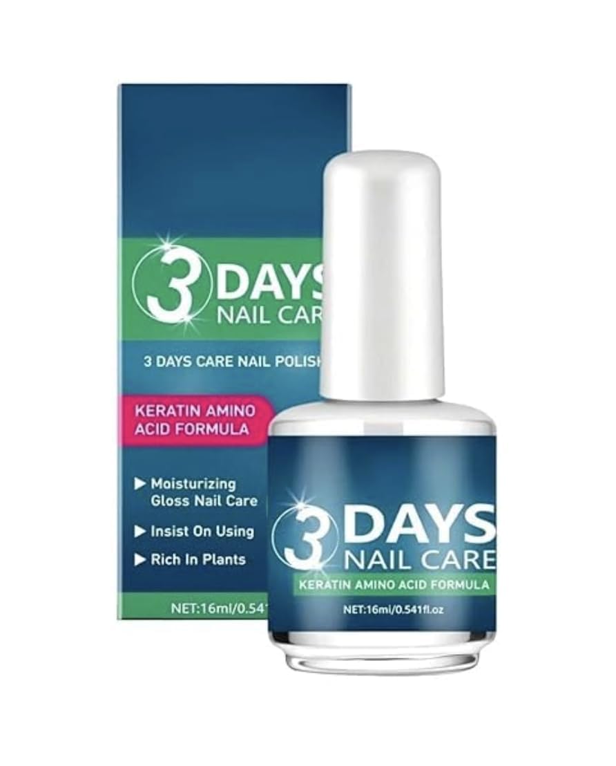Nail Care Oil with Keratin – Fast Nail Strengthening Treatment for Dry, Weak & Fragile Nails | Hydrating Cuticle Repair Oil | Promotes Healthy Nail Growth | Nourishing Nail & Cuticle Care (Pack of 1)