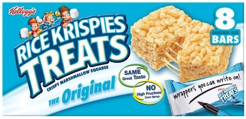 Kellogg's Rice Krispies Original Treats 8 (0.78OZ BARS) NET WT 6.2 OZ
