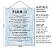 Inspirational Wood Art Signs, Psalms 23- The Lord is My Shepherd, Bible Verse Print, Hanging Printed Wall Plaque Wood Signs, Scripture for The Home or Office Decor, Christian Wall Decor 10 X 7.8 inch