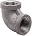 Anvil 8700123758, Malleable Iron Pipe Fitting, 90 Degree Elbow, 3/4" NPT Female, Black Finish