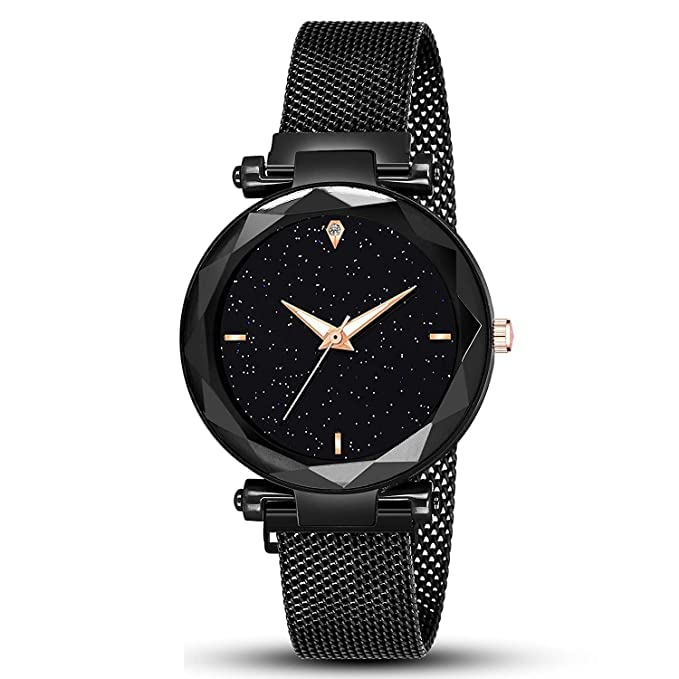 STYLEFLIXCasual Collection Analog Girl's Latest Generation Round Diamond Wrist Watch