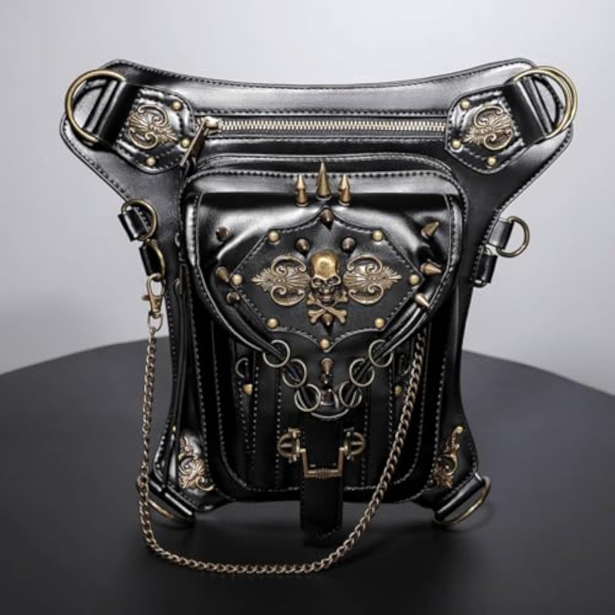Steampunk Vintage Style Thigh Bag for Cosplay