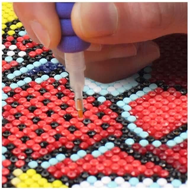 Diamond Dotz Iron Man Armoury Marvel Diamond Painting Kits for Adults - Diamond Art Kits a Relaxing Creative Craft Kit with Dotz Gems 12.6"x12.6"