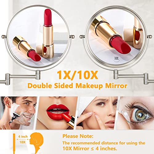 Alhakin Wall Mounted Makeup Mirror thumb #1