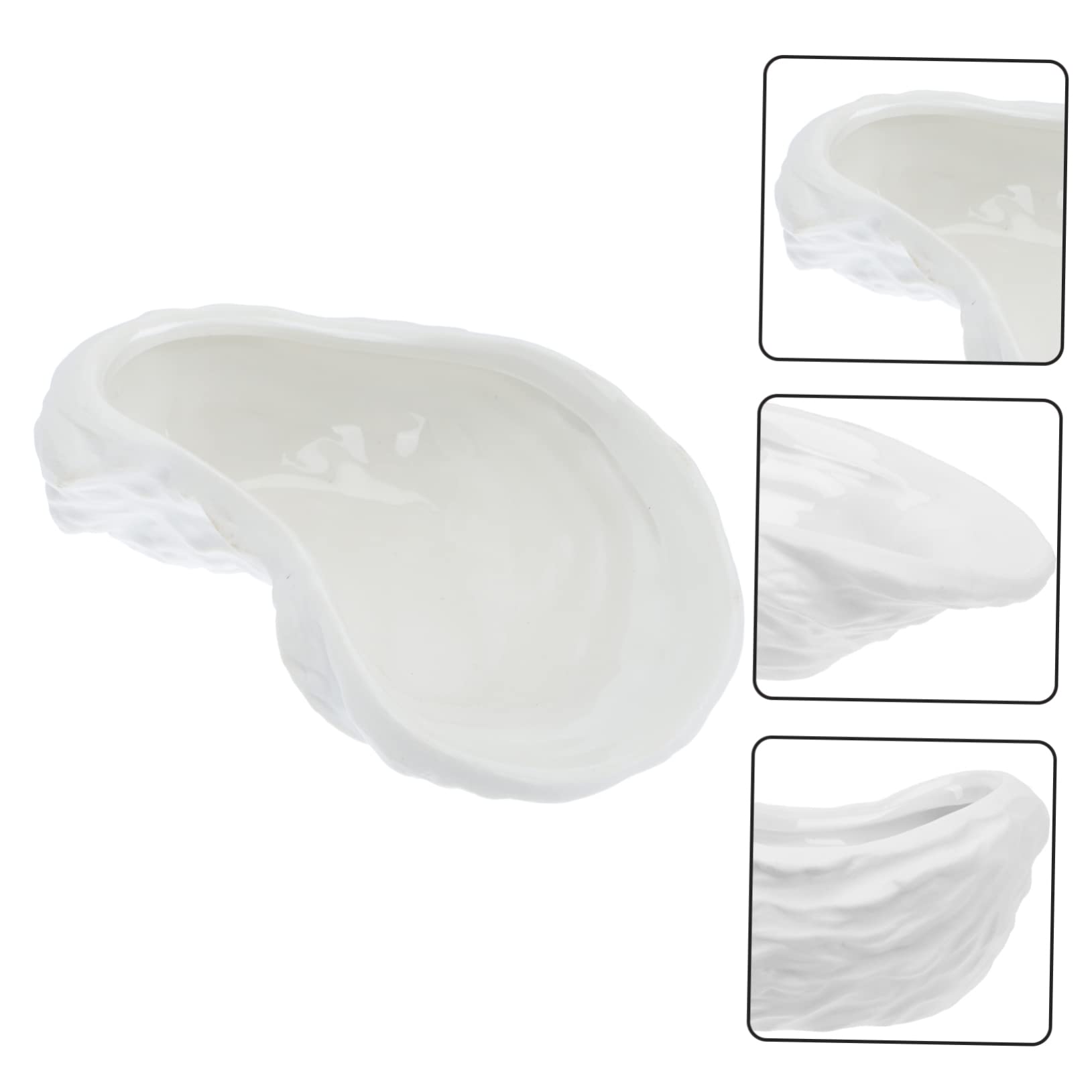 PRETYZOOM Tiered Tray Saucers Plates Set Creative Sauce Dish Home Sauce Dish Ceramic Condiment Bowl