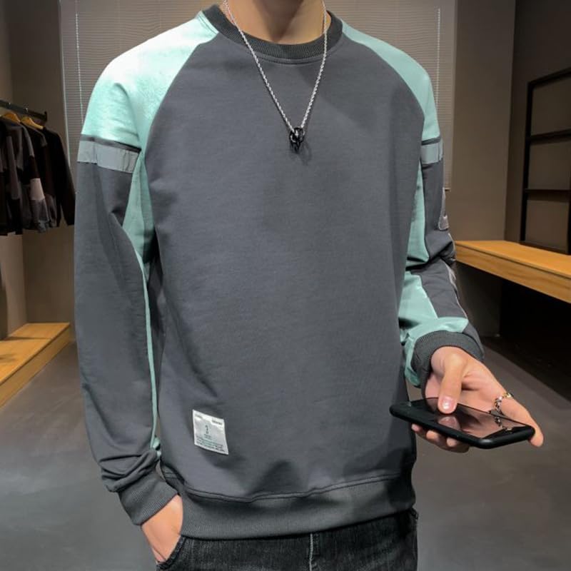 Sweat-shirts pour hommes hauts de mi-saison vêtements amples casual - 4