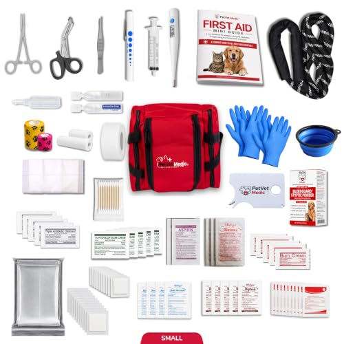 Image of Cat & Dog First Aid Kit with Thermometer & Bandages (Small)