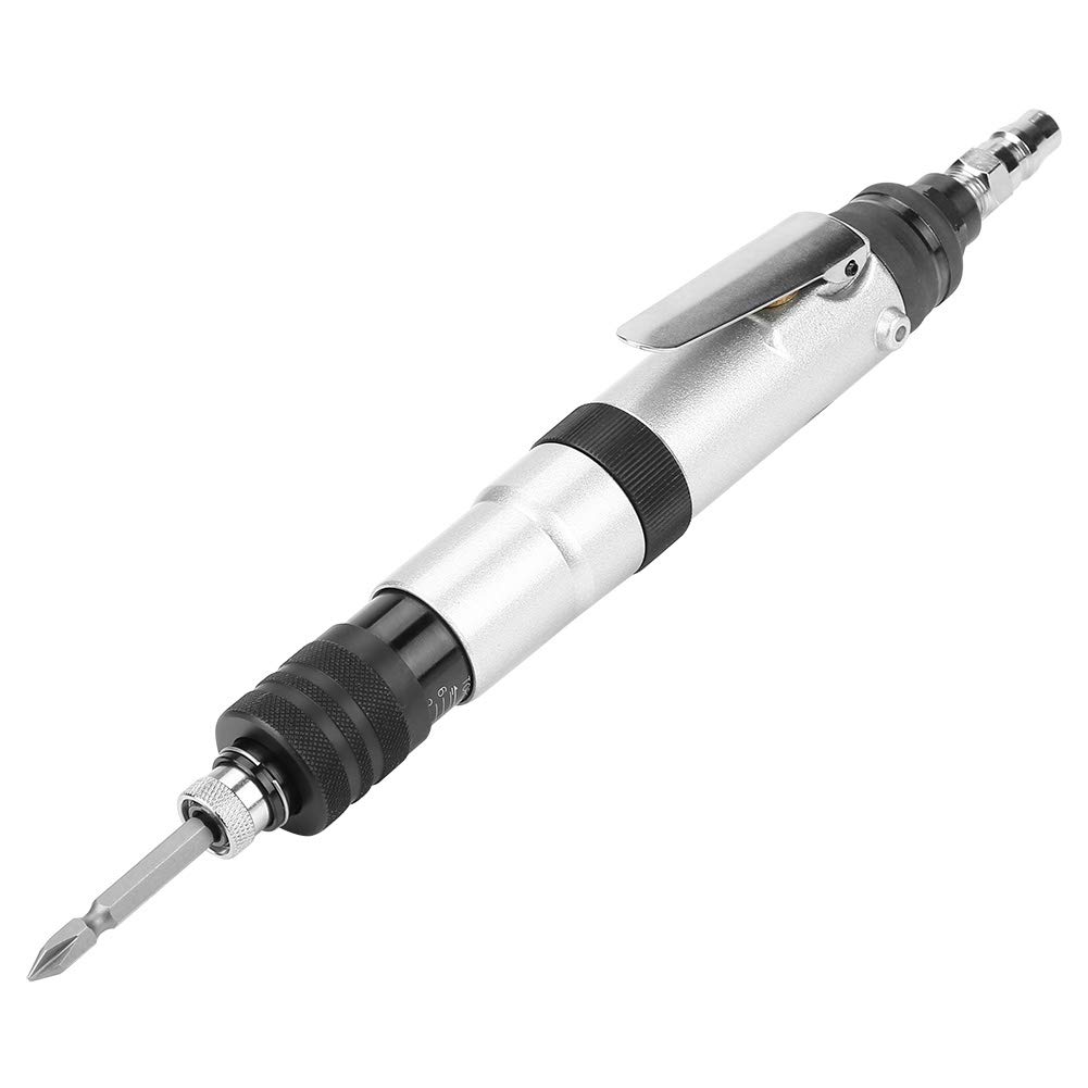 1/4"1000 rpm Mini Pneumatischer Schraubendreher Haltegriff Halbautomatische Kupplungstyp Gerade Schraubendreher Druck Voreinstellung Drehmoment Luft