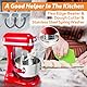 Flex Silicone Edge Rührer für KitchenAid 4.5-5 Qt Bowl-Lift Standmixer, mit 2 Stück Teigschaber & Edelstahlfeder & Unterlegscheibe, Zubehör und Aufsätze für Kitchen Aid Mixer