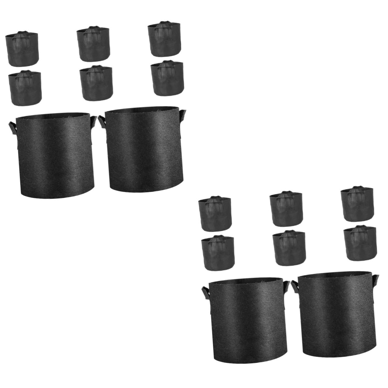Yardwe 16 Piezas Macetero De Estanque Acuático Macetero No Bolsas De Cultivo De Tela Bolsa para Plantar Contenedor De Plantación De Tela Bolsas De Crecimiento De Vegetales Bolsas